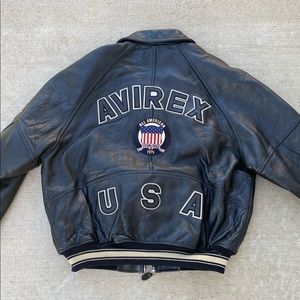 Avirex Leather Bomber (OG 90’s)
